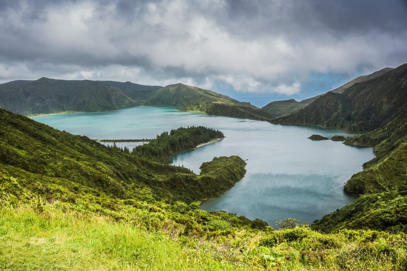 Lagoon in the Azores