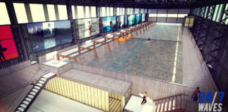 First European indoor wavepool SurfPoel 1