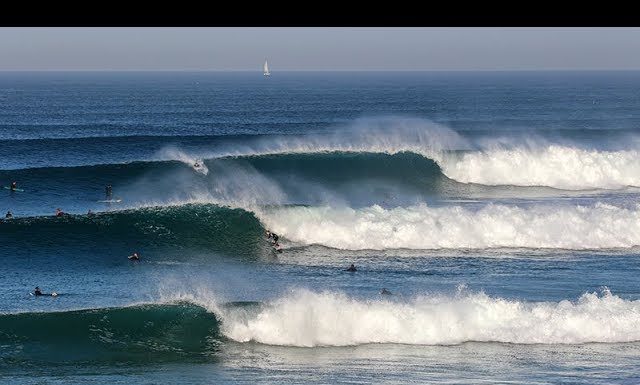 Hossegor on fire. September 27.