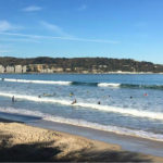 surfing in hendaye