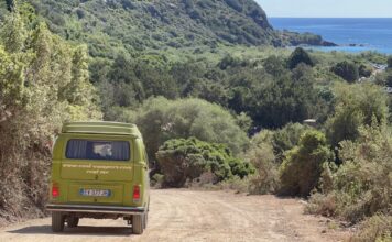 Life in a campervan in Sardinia and surfing waves campervan sardinia rental