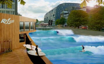 Surfing in Rotterdam from this summer at Rif010 RiF010 rotterdam surfing