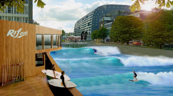 Surfing in Rotterdam from this summer at Rif010 RiF010 rotterdam surfing