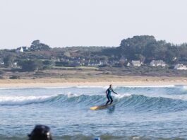 Sheltered Surf Spots in South Finistère (Brittany) with strong west swells and winds brittany surf 2