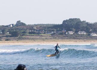 Sheltered Surf Spots in South Finistère (Brittany) with strong west swells and winds brittany surf 2
