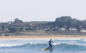 Sheltered Surf Spots in South Finistère (Brittany) with strong west swells and winds brittany surf 2