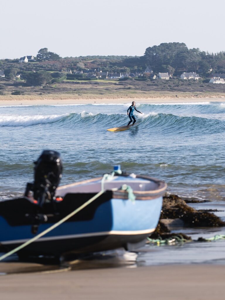 Sheltered Surf Spots in South Finistère (Brittany) with strong west swells and winds