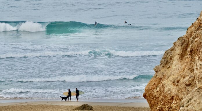Surfing in April? Where and when to go in Europe. surfing south west coast algarve