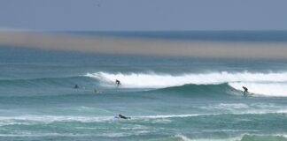 One of those surf trips that ends with a golden Glow Penon Seignosse