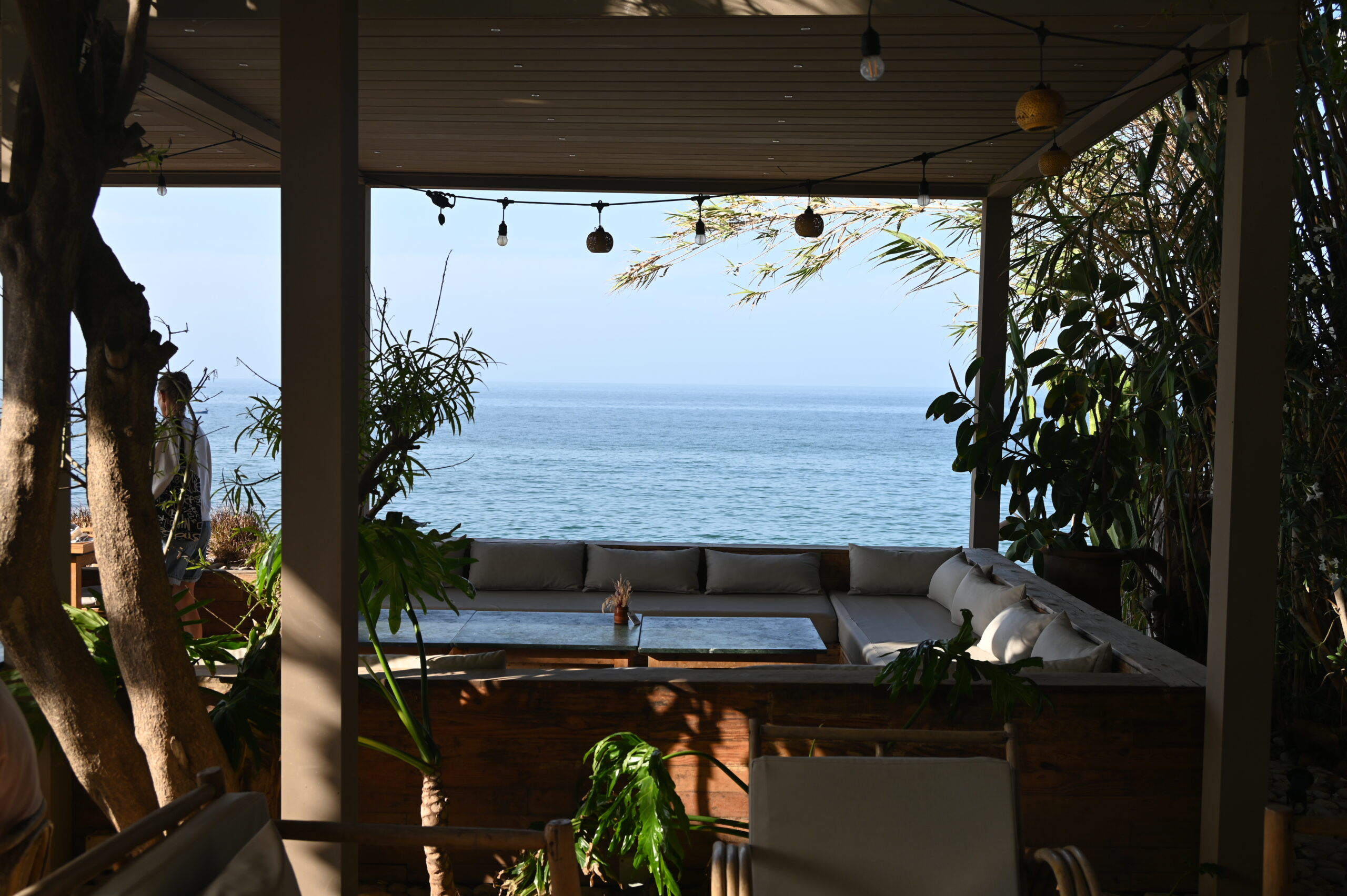 Seating area at DFROST Almugar Taghazout